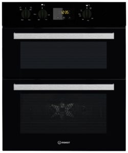 Indesit - IDU6340WH Electric Fan Oven - Black